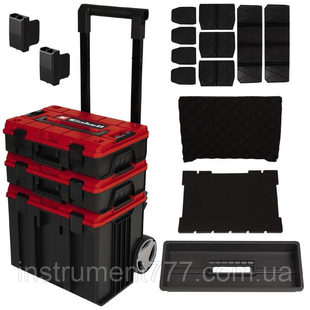 Якісний пластиковий кейс Einhell E-Case Tower : навантаження до 120 кг (4540015) TEX25 4540015 фото