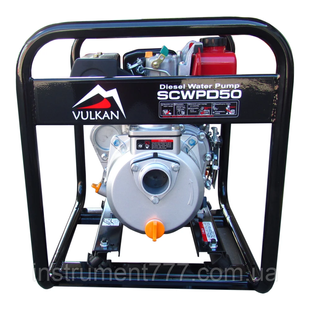 Мотопомпа дизельна Vulkan SCWPD50 для чистої води (79164) 79164 фото