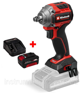 Мощный ударный аккумуляторный гайковерт Einhell Professional TP-CW 18/260-C Li BL - Solo с АКБ 18V 4,0Ah) 4510090 4512042 фото