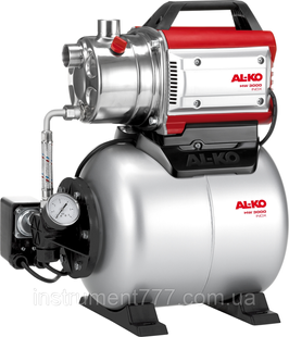 Потужна побутова насосна станція AL-KO HW 3000 Inox : 650 Вт, висота подачі 35 м, 3100 л/год TEX25 112846 фото
